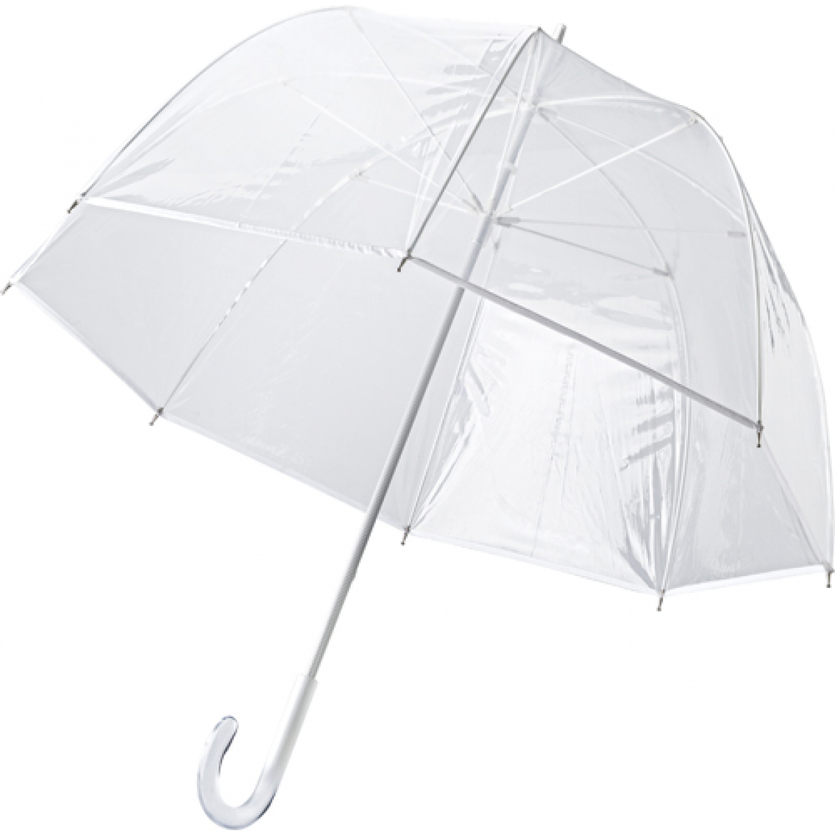 Transparante paraplu | Acht panelen | PVC