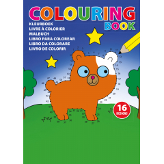 Kinder kleurboek | A5 | 16 Kleurplaten